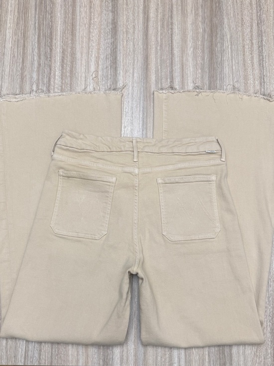 MOTHER The Patch Pocket Undercover Sneak Jeans Size 31 Women’s in Khaki - Picture 3 of 16